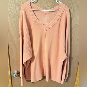 Aerie V-Neck Oversized Sweater